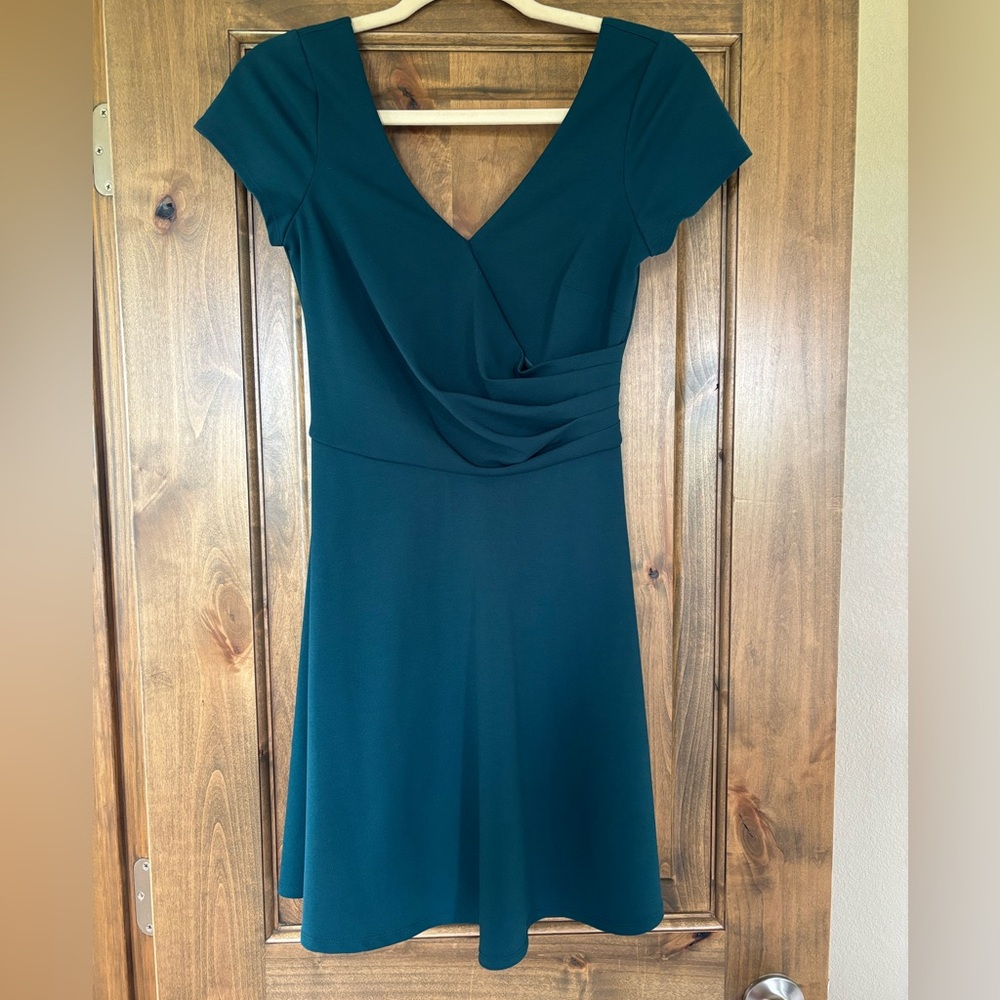 I.N. San Francisco Emerald Green Cocktail Dress Juniors Size 1